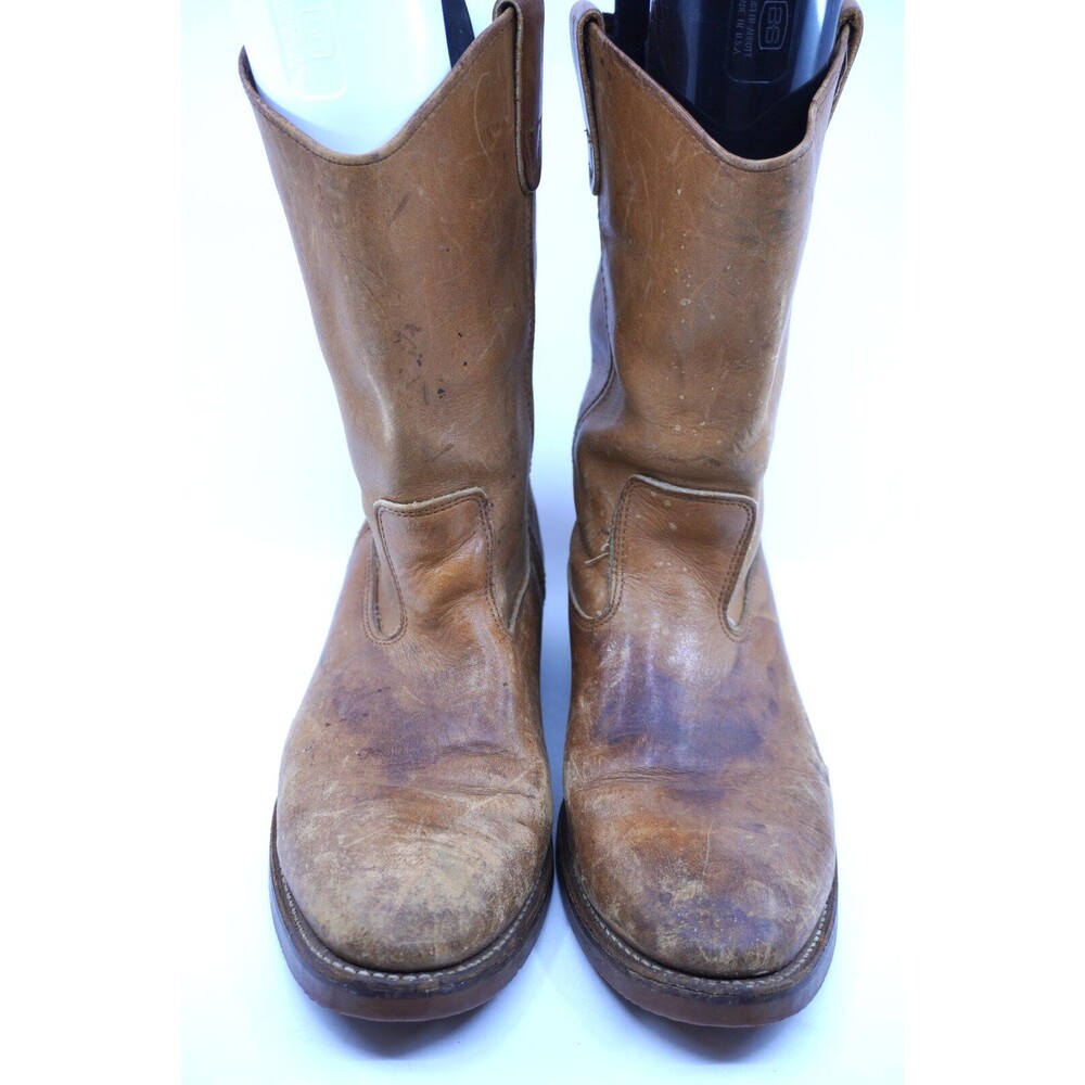 Double H Boots Mens 10.5 D Ranchwell Pecos Pull On Western Nailseat Campus 2555 - Picture 2 of 6